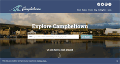 Desktop Screenshot of explorecampbeltown.com